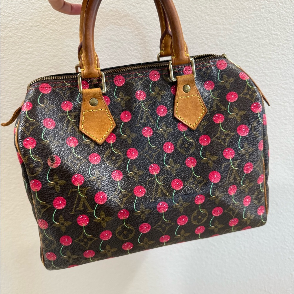 Louis Vuitton Cherry Cerise Speedy 25